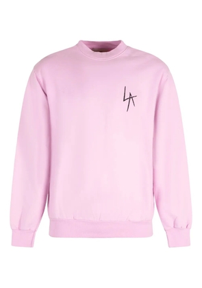 Local Authority crew-neck cotton sweatshirt - Pink