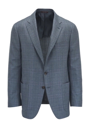 Canali button-down blazer - Blue