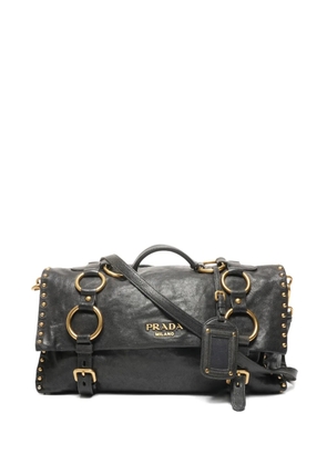 Prada Pre-Owned 2000s studded 2way shoulder bag - Black