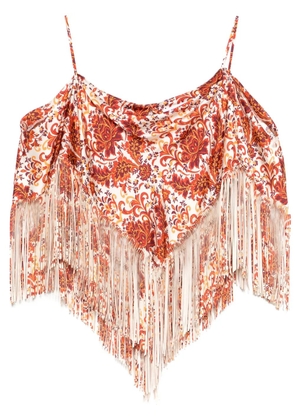 Rabanne printed tank top - Neutrals