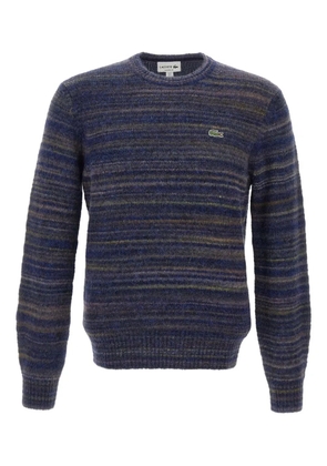 Lacoste logo-embroidered sweater - Blue