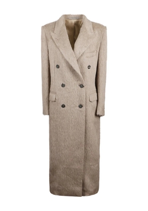 Tagliatore double-breasted wool coat - Neutrals