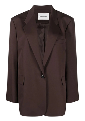 Low Classic oversize single-breasted blazer - Neutrals