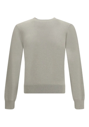 Cruciani crew-neck fine-knit sweater - Grey