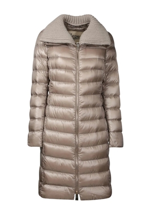 Herno padded collar jacket - Neutrals