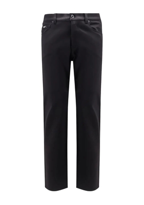 Pence logo-patch trousers - Black