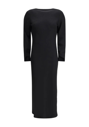 CRIDA long-sleeve midi dress - Black