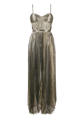 Maria Lucia Hohan Lethia pleated cut-out gown - Gold