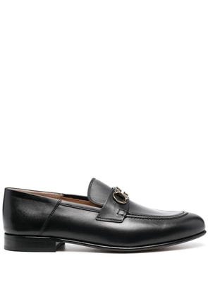 Ferragamo 20mm Ottone Gancini-buckle loafers - Black