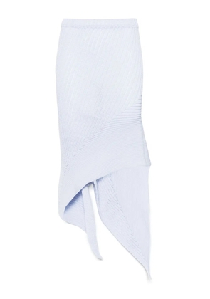 Issey Miyake asymmetric skirt - Blue