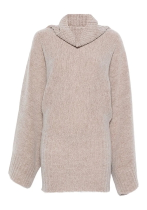 Aya Muse Fen cowl-neck mini dress - Pink