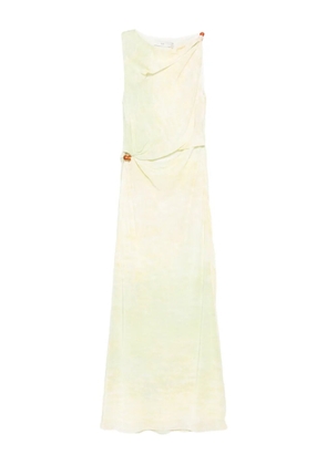 SIR. slit-detail gown - Yellow
