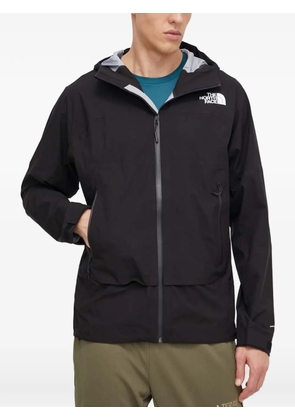 The North Face logo-detail hooded jacket - Black
