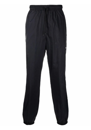 MSGM drawstring logo track pants - Black