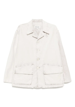 Maison Margiela cotton shirt jacket - Neutrals