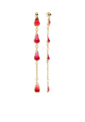 Goossens Pétales pendant earrings - Gold