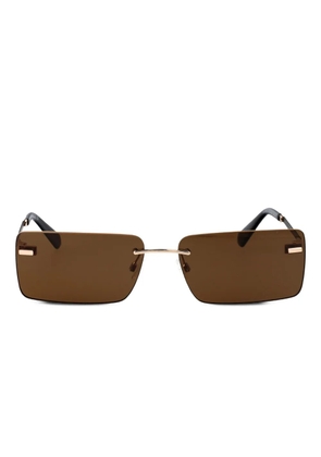Calvin Klein Jeans rectangle sunglasses - Gold