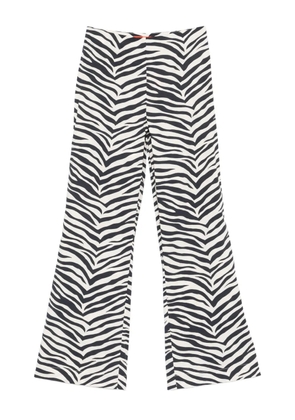 Simon Miller Pia zebra-print trousers - Black
