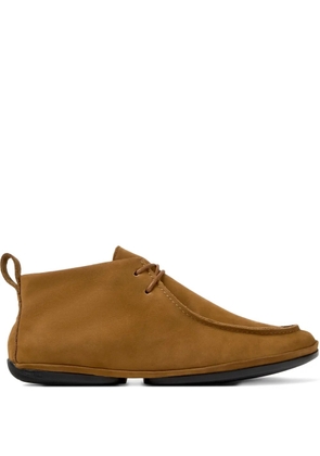 Camper lace-up leather boots - Brown