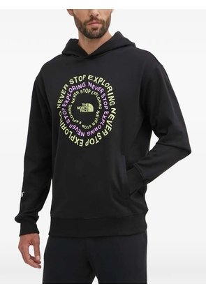 The North Face long-sleeved graphic hoodie - Black