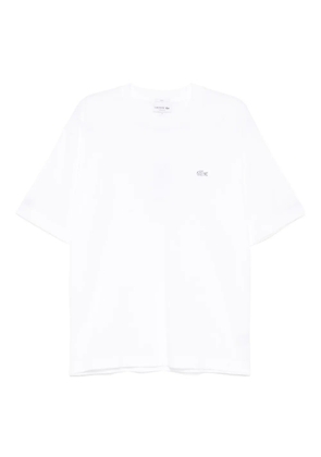 Lacoste logo-embroidered T-shirt - White
