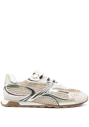 Ash panelled sneakers - Gold