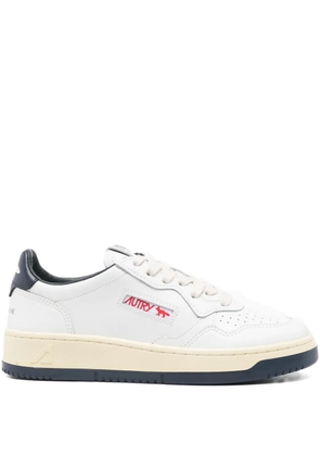 Autry x Maison Kitsuné leather low-top sneakers - White