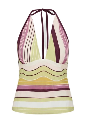 SIR. Fontana halterneck top - Yellow