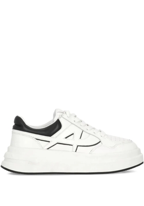 Ash Icone logo-detail platform sneakers - White