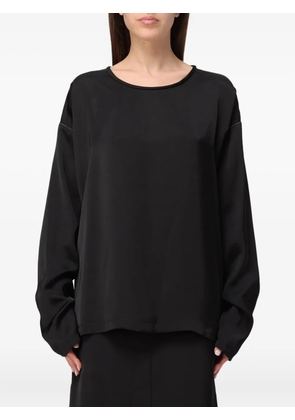 Fabiana Filippi shoulder-detail top - Black