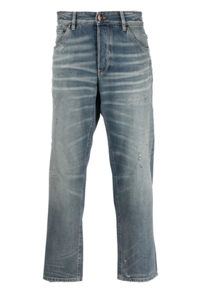 PT Torino whiskering-effect straight-leg jeans - Blue