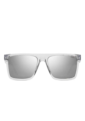 Hugo Boss Br crystal square-frame sunglasses - White