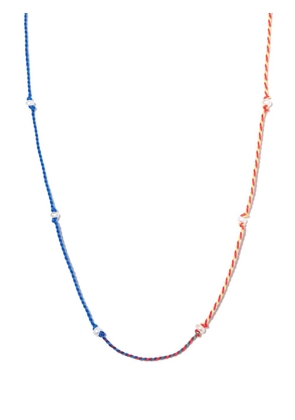 Marie Lichtenberg 9kt yellow gold silk and pearl necklace