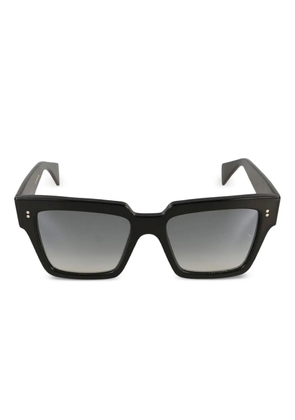 Kador square-frame checkered sunglasses - Black