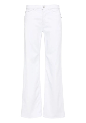 DONDUP Jacklyn mid-rise wide-leg jeans - White