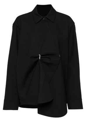 JNBY oversize buttoned shirt jacket - Black