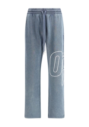 Off-White outline arrow track pants - Blue