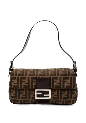 Fendi Pre-Owned 2000-2010 Zucca Canvas Baguette shoulder bag - Brown