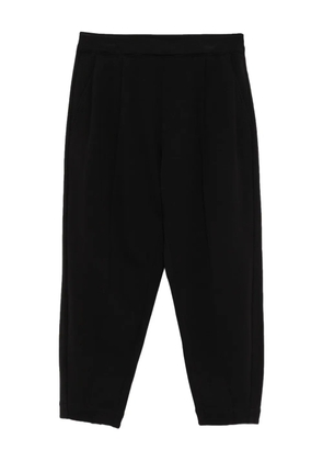 CROQUIS drawstring tapered trousers - Black