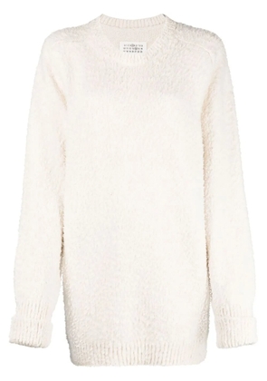 Maison Margiela crew-neck knitted jumper - White