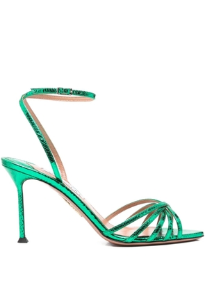 Aquazzura 85mm pointed-toe sandals - Green