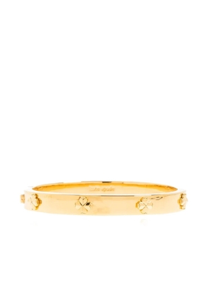 Kate Spade clover-embellished bangle bracelet - Gold