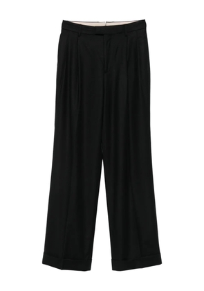 Berwich pleated-cuffed trousers - Black