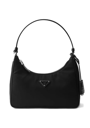 Prada mini Re-Edition 2005 triangle-logo tote bag - Black