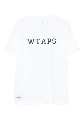 WTAPS Academy 01 logo T-shirt - White