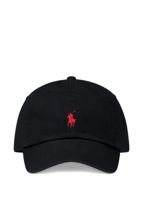 Polo Ralph Lauren polo-player embroidered cotton cap - Black