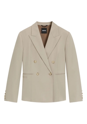 BOSS double-breasted blazer - Neutrals