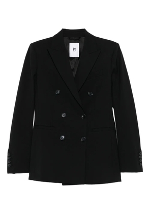 PT Torino double-breasted wool jacket - White