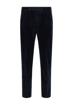 PT Torino elastic-waistband corduroy trousers - Blue