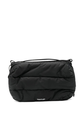 Topologie large Bottle Sacoche quilted clutch bag - Black